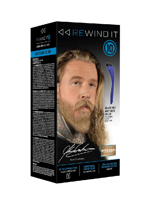 Beard Coloring Medium Blonde